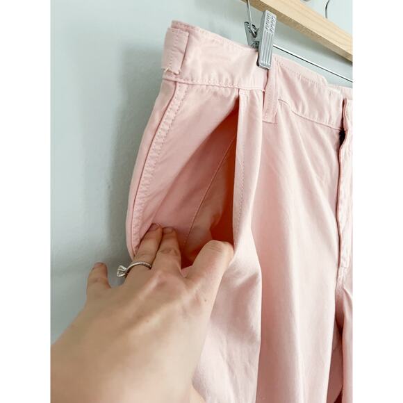 Madewell | Garment Dyed Low-Slung Straight Cargo | Petal Pink | Sz 33 | NWT - Picture 5 of 10